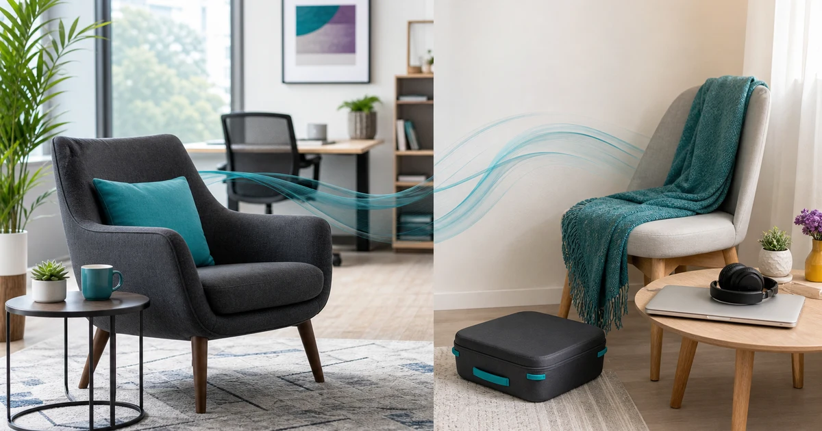 Comparing an in-office wellness setting with an at-home rental setup